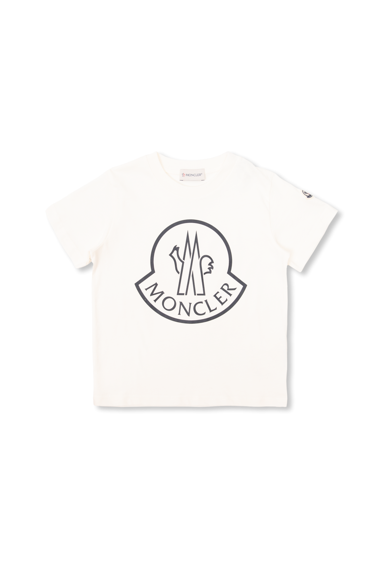 Moncler t 2025 shirt big logo